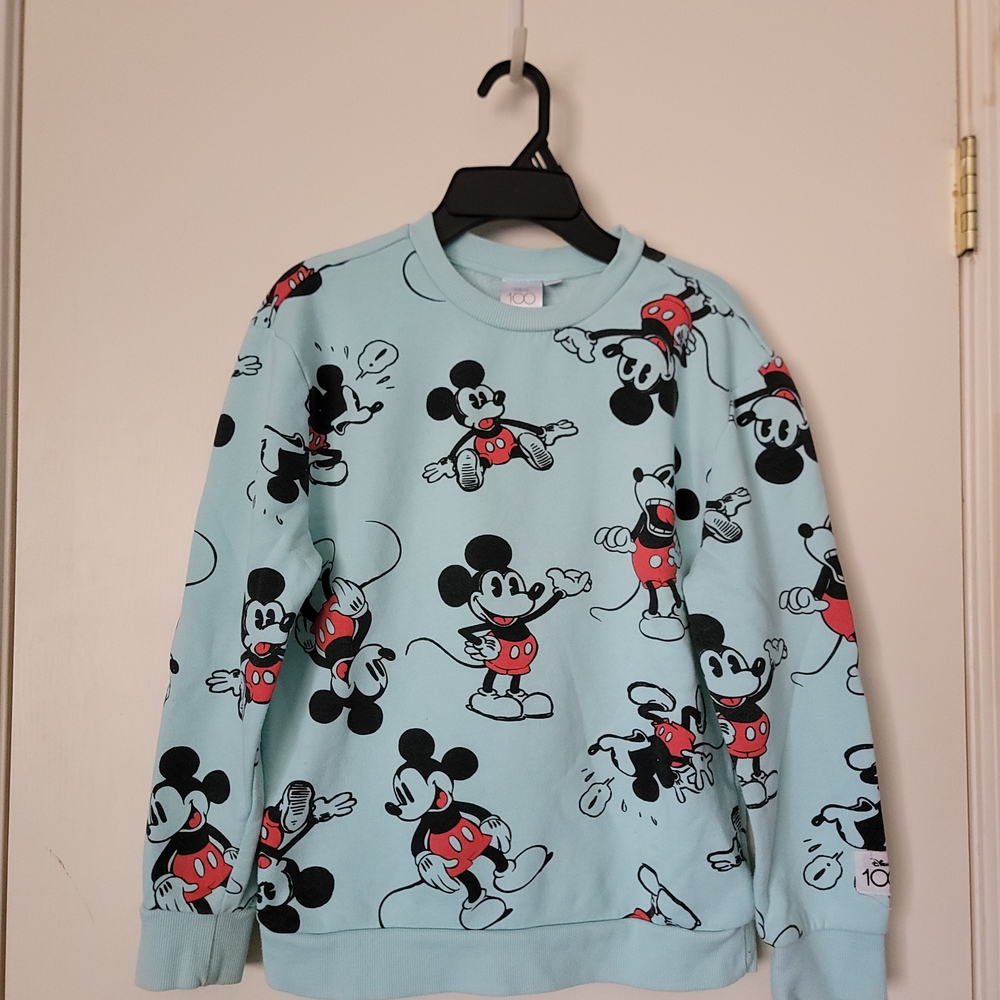 Disney 100 Light Blue Crewneck Sweatshirt